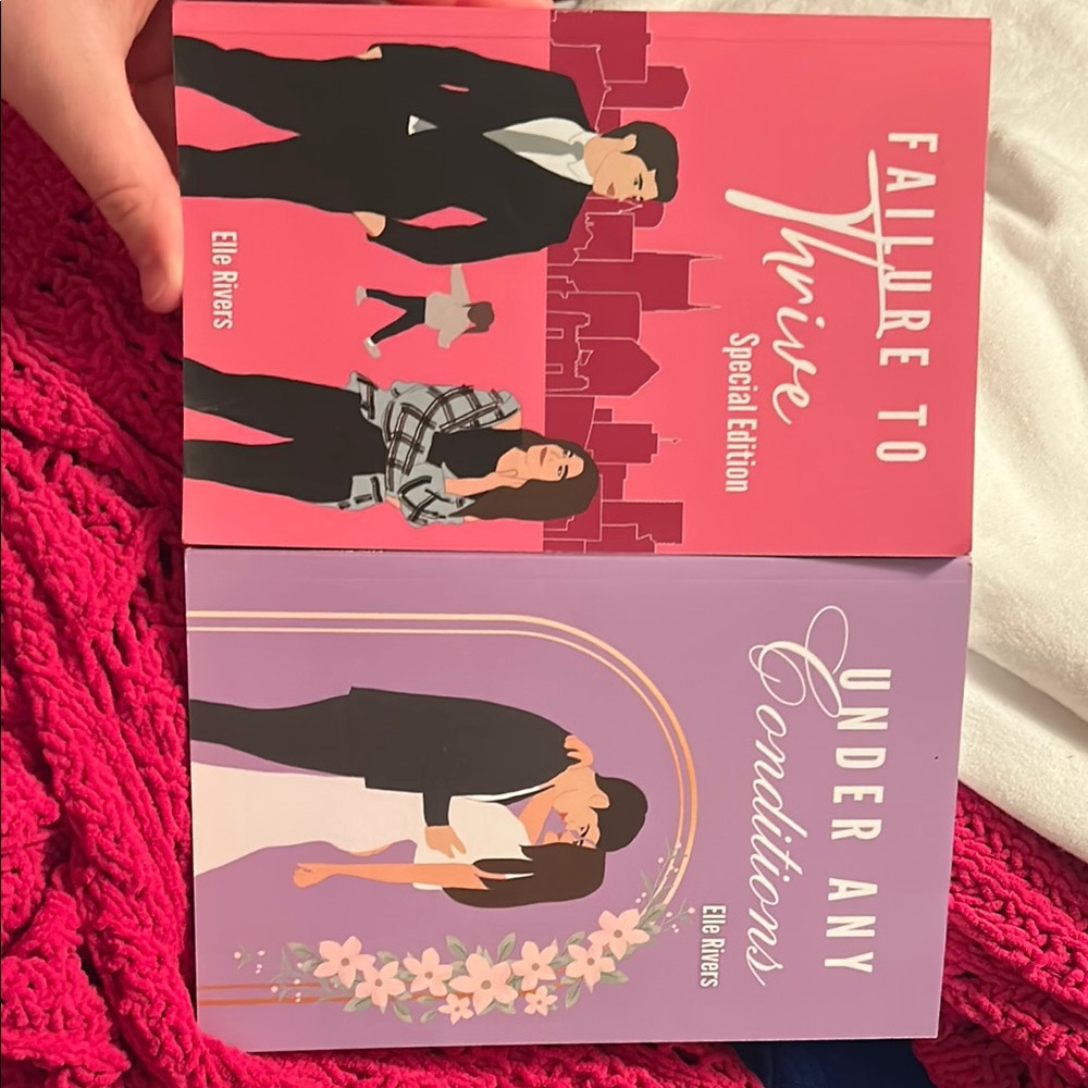 Elle Rivers Romance Novel Set - Pink and Purple Covers